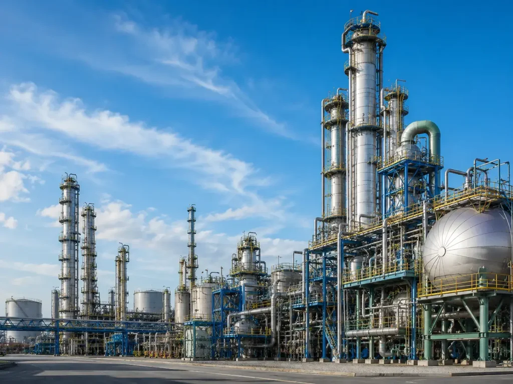 Duurzame RVS fittingen, flenzen en buizen van Kikou Trading voor chemische industrie en procesinstallaties in Nederland.